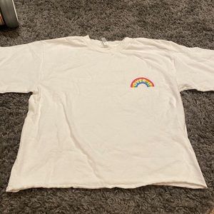 Rainbow crop top